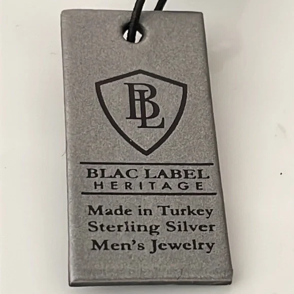 BLACK LABEL HERITAGE UNISEX STERLING SILVER RING - Picture 12 of 15